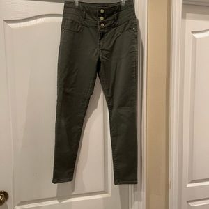 Women’s army green jeans